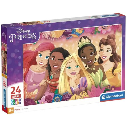 Clementoni Disney+Princeze: Maxi Super Color Puzzle 24 komada - Cene