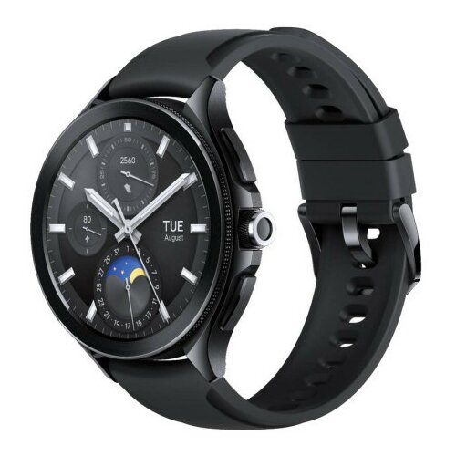 Xiaomi Mi smartwatch 2 pro-bluetooth black case with flack fluororubber strap Slike