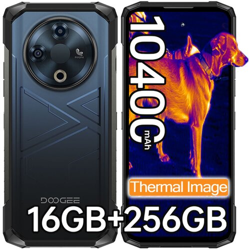 Doogee Fire 6 16/256GB, modra pametni robustni telefon Android 14, 10400mAh 50MP+8MP Toplotno slikanje, (21682924) Cene