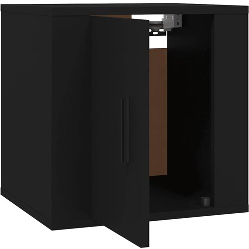  Zidni TV ormarić crni 40x34,5x40 cm Slike