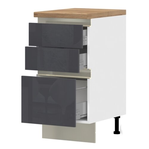Jela spodnji element R-45-3MBOX/5 za kuhinjo infinity (več barv)-kristalno bela Cene