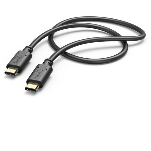 Hama USB polnilni kabel USB 2.0 USB-C® vtič\, USB-C® vtič 1.00 m črna 00201589, (20614418) Cene