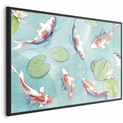  Plakat - Pond in Japan 90x60 Crni okvir Cene