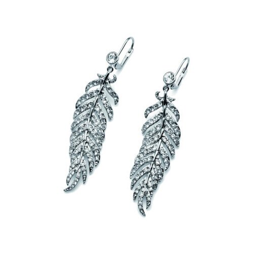  Ženske oliver weber pluma crystal mindjuše sa swarovski belim kristalom ( 22312 ) Cene