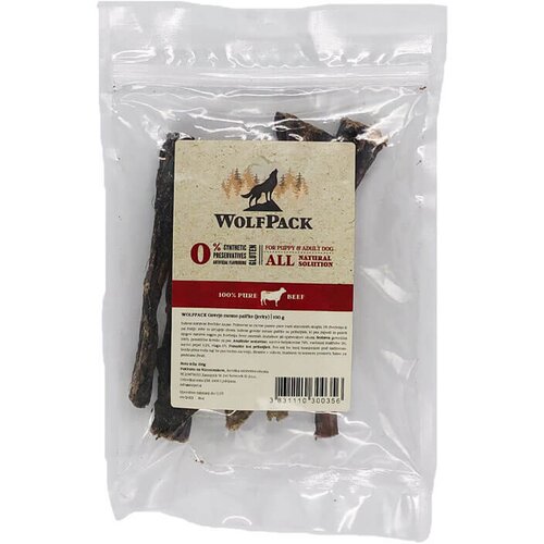 WolfPack goveje mesne palčke (jerky) - različna pakiranja 100 g Slike