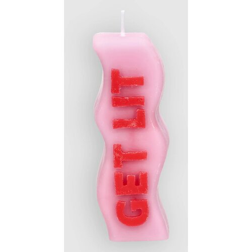 Blue Tomato Word Candle pink / red letters Slike