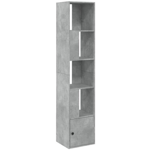 Maison Chic Knjižna omara - Knjižni regal betonsko siva 40x36x189 cm inženirski les, (21725389) Slike