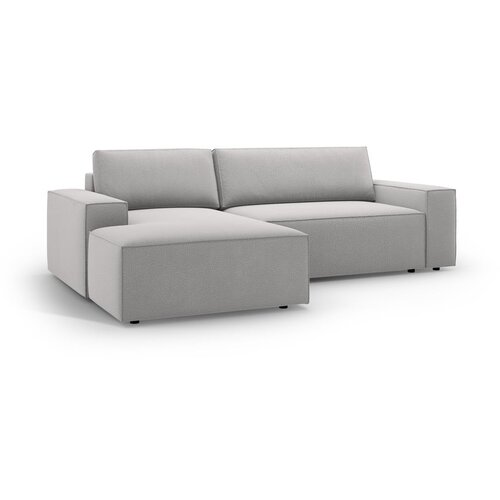 Micadoni Svetlo siva raztegljiva kotna sedežna garnitura (levi kot) Jodie &amp;ndash; Home Slike