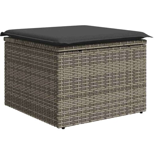 vidaXL 6-dijelni set vrtnih sofa od poliratana s jastucima sivi Cijene