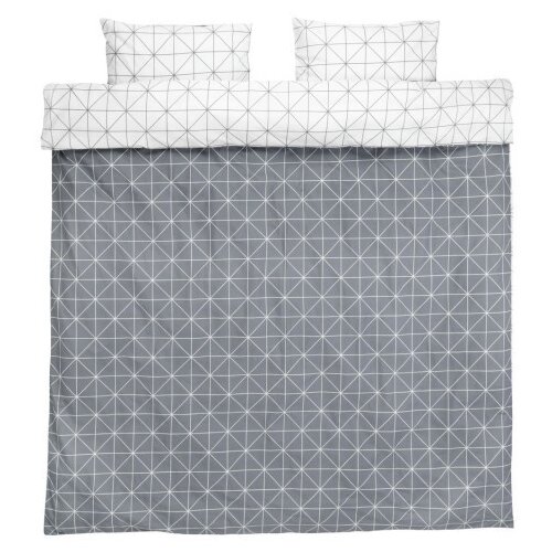  Set posteljina Atla 200x220 siva DS ( 1350682 ) Slike