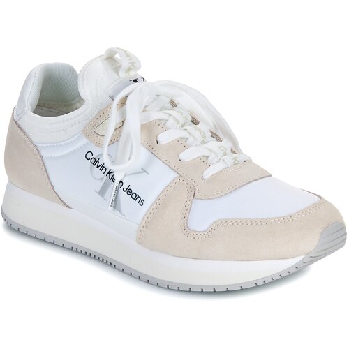 Calvin Klein Jeans RUNNER SOCK LACEUP NY-LTH W Bijela Cijene