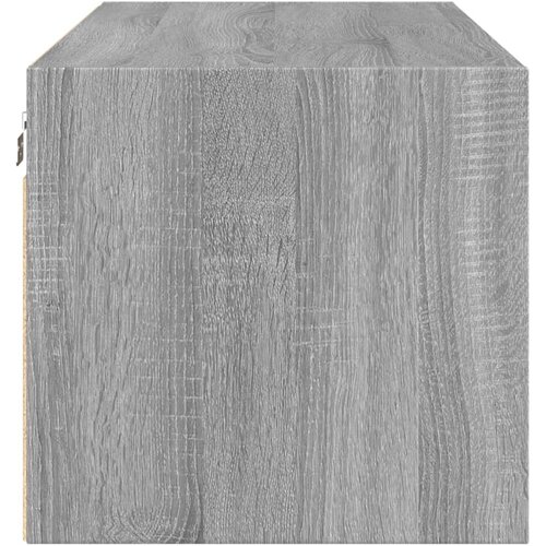  Zidni ormarić sa staklenim vratima boja hrasta 102 x 37 x 35 cm Slike