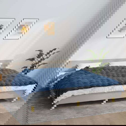  Obtežena odeja modra 155x220 cm 7 kg blago, (20823685) Cene
