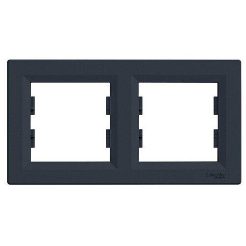 Schneider Electric Asfora Okvir (Antracit, Izvedba serije: 2-struko, Plastika) Slike