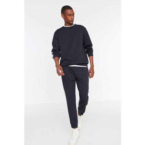 Trendyol Pajama Set - Dark blue - Plain Slike