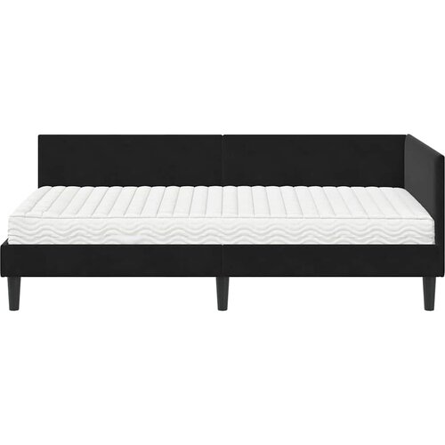  Kutni krevetni okvir s madracem 2 kom. Crna 80 x 200 cm Bar&amp;scaron;un Slike