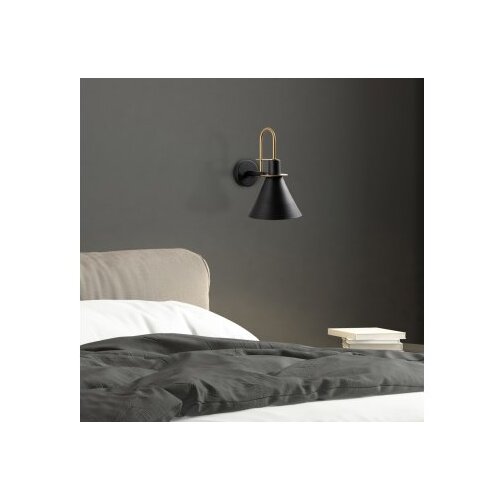 Opviq vall lamp zidna crna lampa arco 15040 Slike