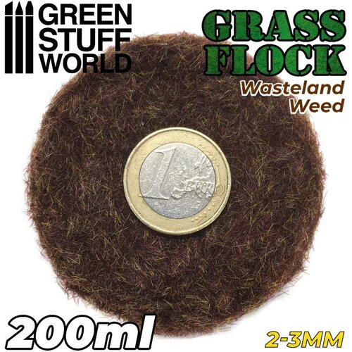 Green Stuff World Static Grass Flock Wasteland Weed | Statička trava 2&amp;ndash;3mm pusto&amp;scaron; 200ml Slike