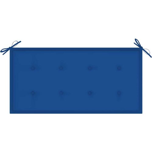  Blazina za vrtno klop modra 100x50x3 cm oxford tkanina, (20623695) Cene