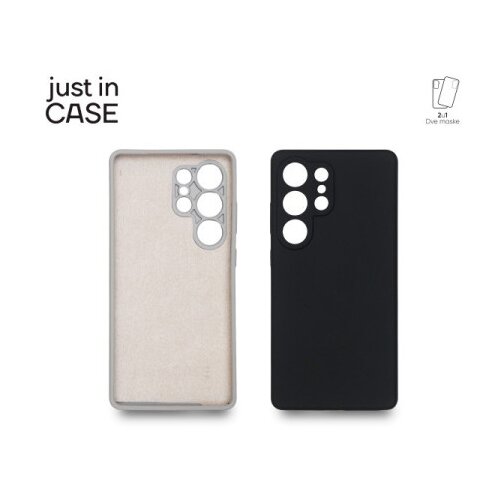 Just_in_Case 2u1 Extra case MIX PLUS paket maski za telefon Samsung S25 Ultra CRNI ( MIXPL236BK ) Slike