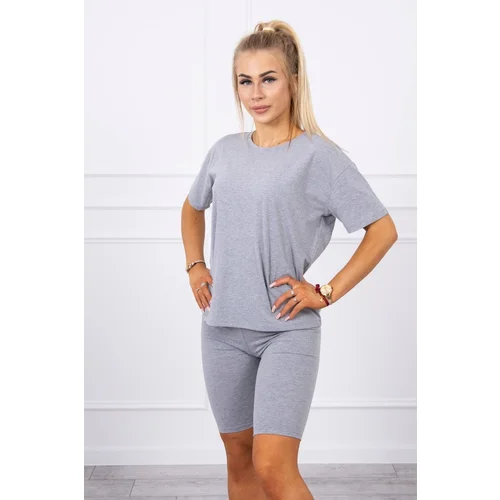 Kesi Set of top+leggings gray