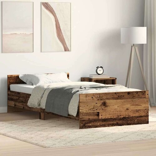  Posteljni okvir brez vzmetnice star les 75x190 cm Cene