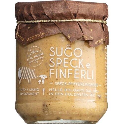 Alpe Magna Omaka s slanino in lisičkami - 190 g Cene