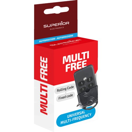 Superior daljinski upravljalnik za garažna vrata in ograje, univerzalni - Multi-Free Slike