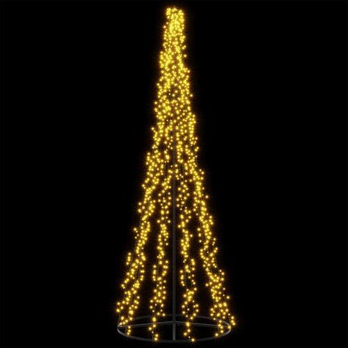  LED božićno drvce 285 cm 1550 LED lampica Topla bijela Čelik - 285 cm Slike