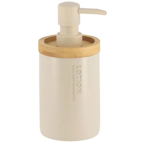 Tendance DOZATOR ZA SAPUN VERONA 280 ML POLIRESIN/BAMBUS, BEŽ Slike