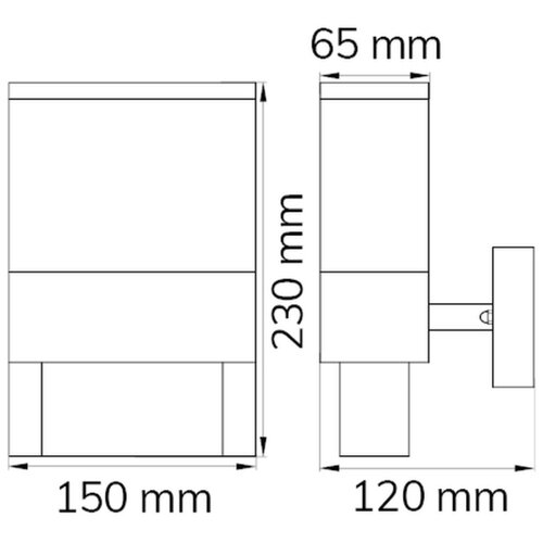 Wofi 12227 - LED kućni broj DIEGO LED/10,5W/230V 3000K IP54 Slike