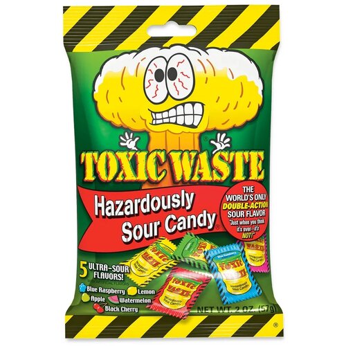 Toxic waste kisele bombone, Original, 57g Slike