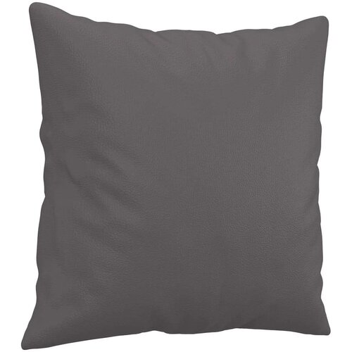  3-dijelni set sofa s jastucima sivi od umjetne kože Slike