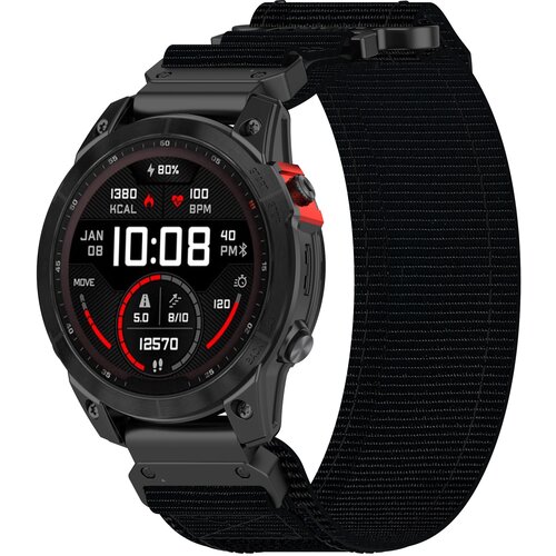 INF Garmin najlonski pa&scaron;ček za uro za Garmin Fenix 8 Black 20 mm, (21605765) Cene