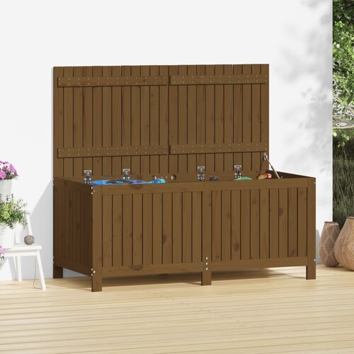vidaXL vrtna škatla medeno rjava 147x68x64 cm borovina Cene