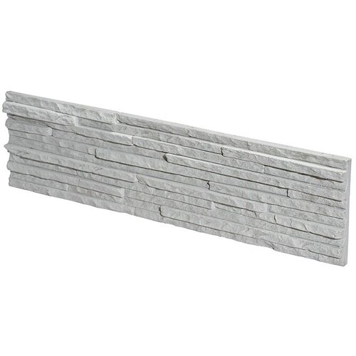  Pločice od ukrasnog kamena Palermo 1 (14,2 x 55 cm, Bijela, Izgled kamena) Slike