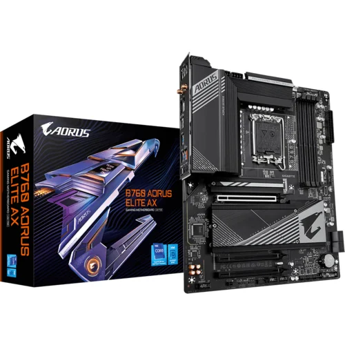 Gigabyte B760 AORUS Elite AX, DDR5, SATA3, USB3.2Gen2, DP, WiFi 6E, LGA1700 ATX