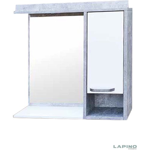 Lapino ormarić sa ogledalom beton 65x70cm Slike