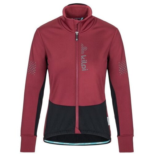 Kilpi Women&amp;#039;s softshell bike jacket VELOVER-W dark red Slike