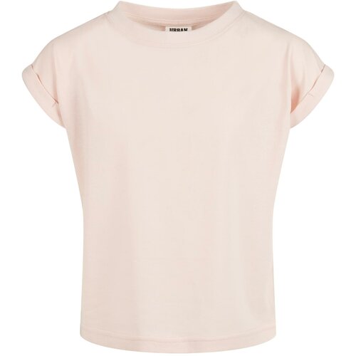 Urban Classics Kids girls' organic shoulder extended t-shirt - pink Slike