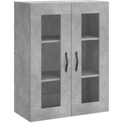 vidaXL Stenska omarica betonsko siva 69,5x34x90 cm inženirski les, (21010993) Cene