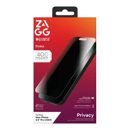 ZAGG INVISIBLESHIELD GLASS ELITE PRIVACY ZA IPHONE 16, (5000065562) Slike