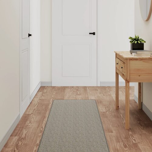 vidaXL Tekač v videzu sisala taupe 50x250 cm Cene