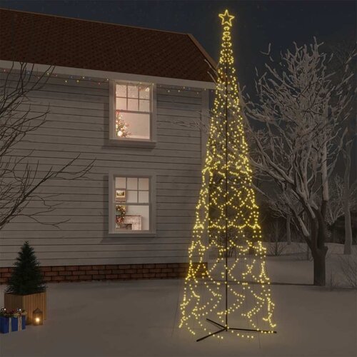  Božićno drvce u če&amp;scaron;eru toplo bijelo 3000 LED dioda 230x800 cm - Topla bijela 800 x 230 cm 1 1 Slike
