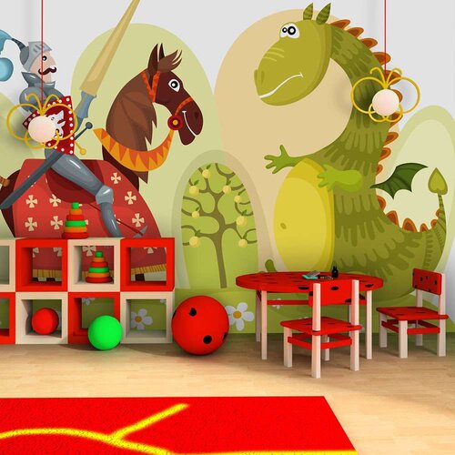  Tapeta - Dragon and knight 350x270 Slike