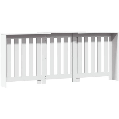 VidaXL Pokrov za radijator bijeli 205x21,5x83,5 cm konstruirano drvo Slike