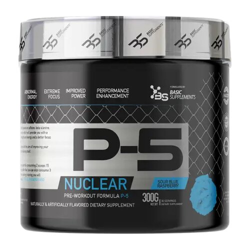Basic Supplements NO P-5 &ndash; Pre-Workout NO Reaktor 300g Cene