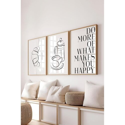 WALLXPERT &Ccedil;-300764 - 3040 vi&scaron;enamenski set dekorativnih slika (3 komada) Cene
