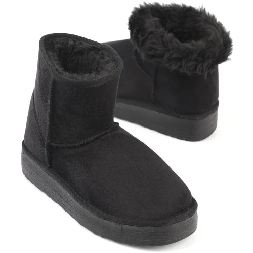 Capone Outfitters Capone Thick Sole Round Toe Shearling Medium Size Women's Boots