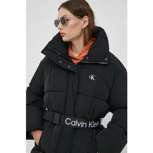 Calvin Klein Jeans Jakna za žene, boja: crna, za zimu